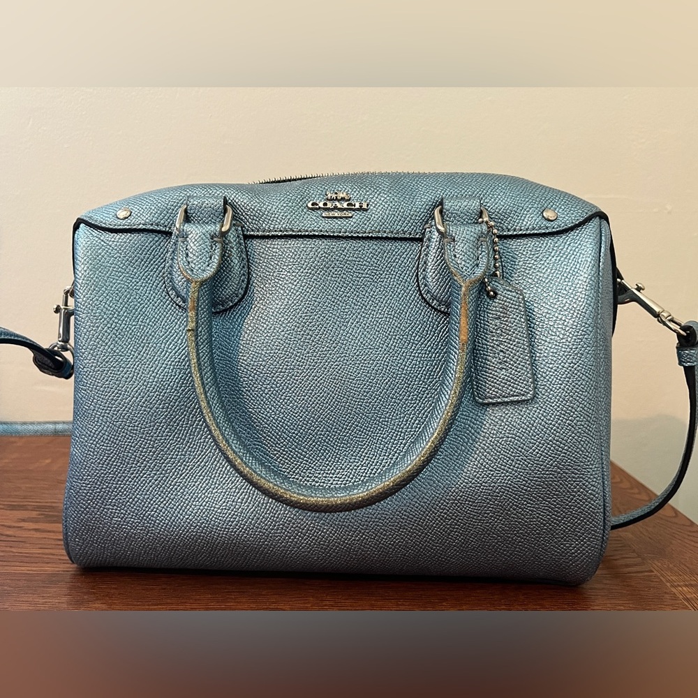 Blue coach bag